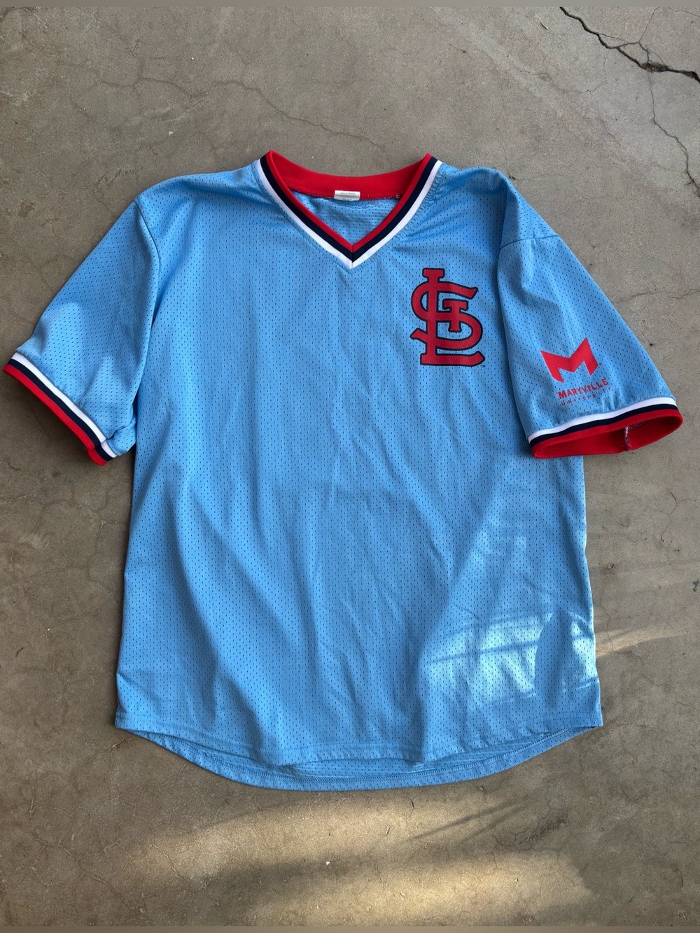 St. Louis Cardinals "Goldy" #46 Maryville University Giveaway Mesh Jersey XL